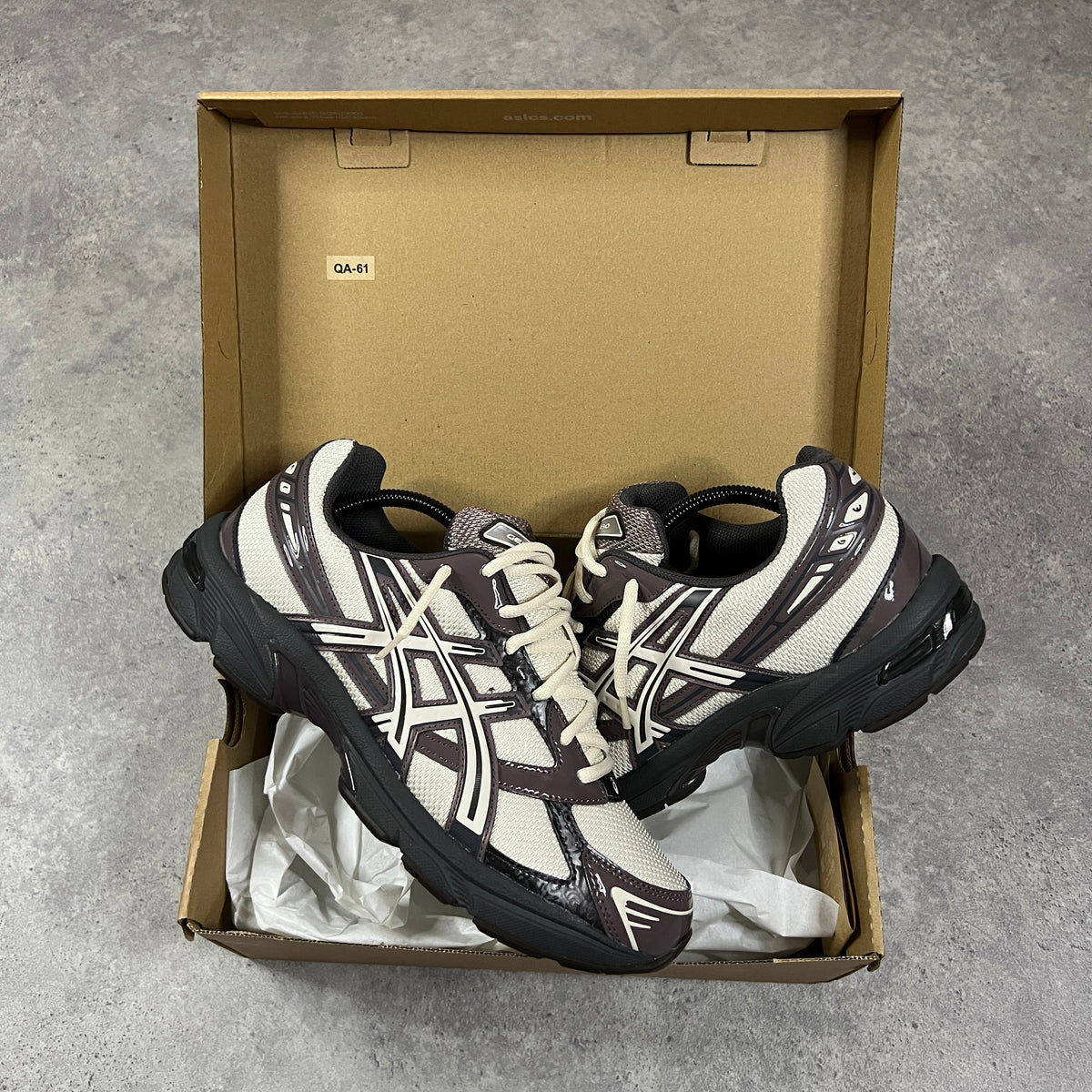 Asics Gel 1130 Oatmeal Obsidian