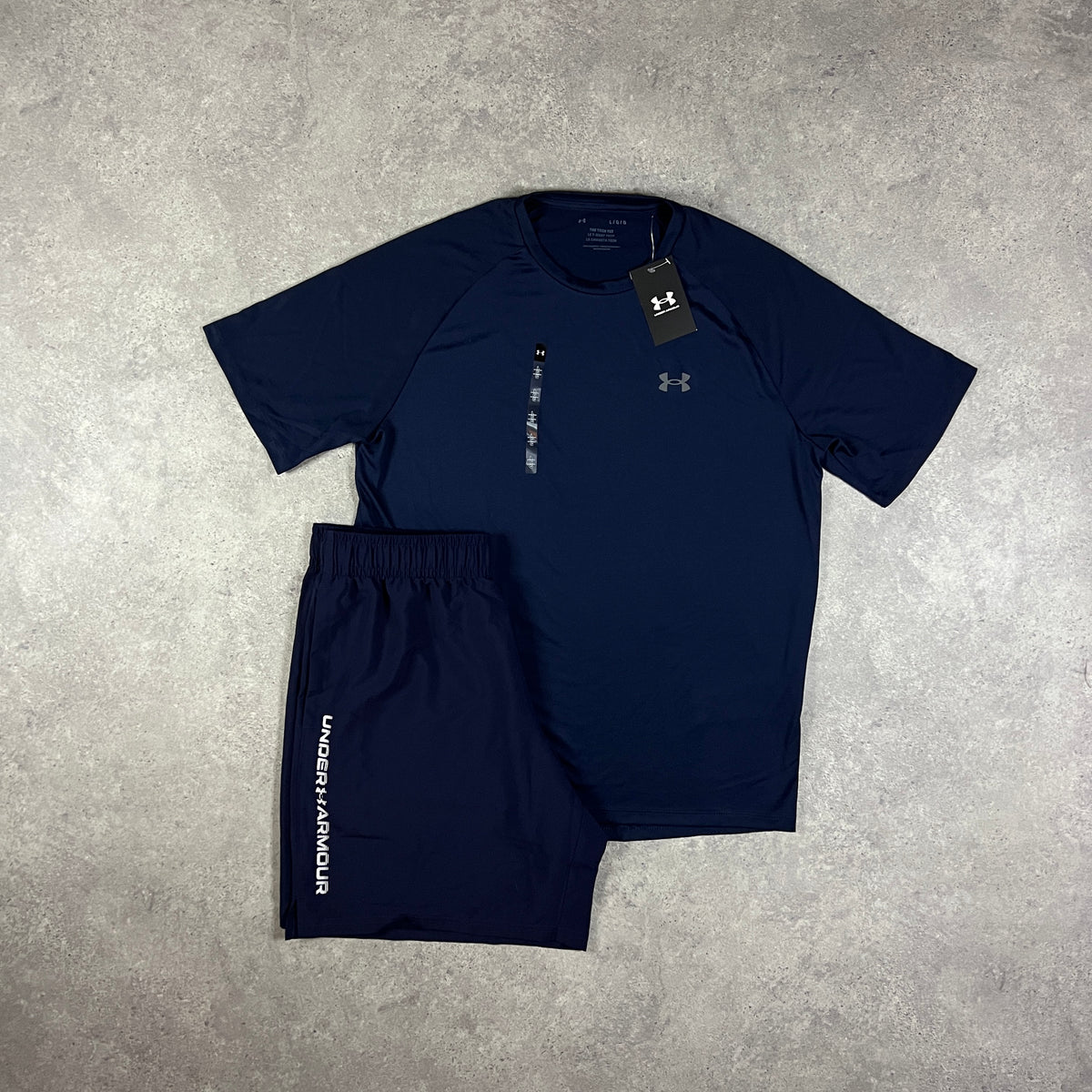 Under Armour Short Set Blue