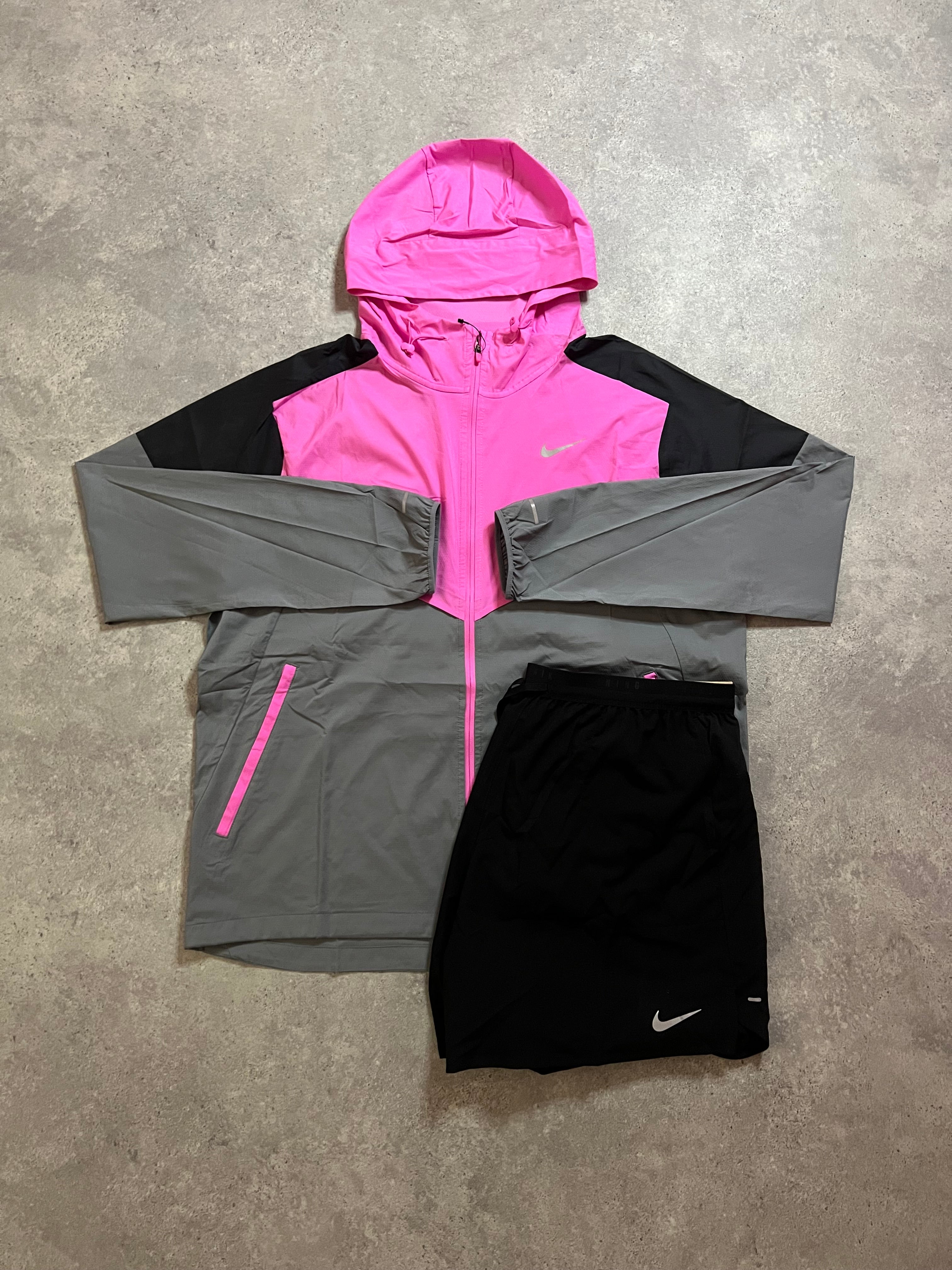 Nike Windrunner Playful Pink Shorts Set