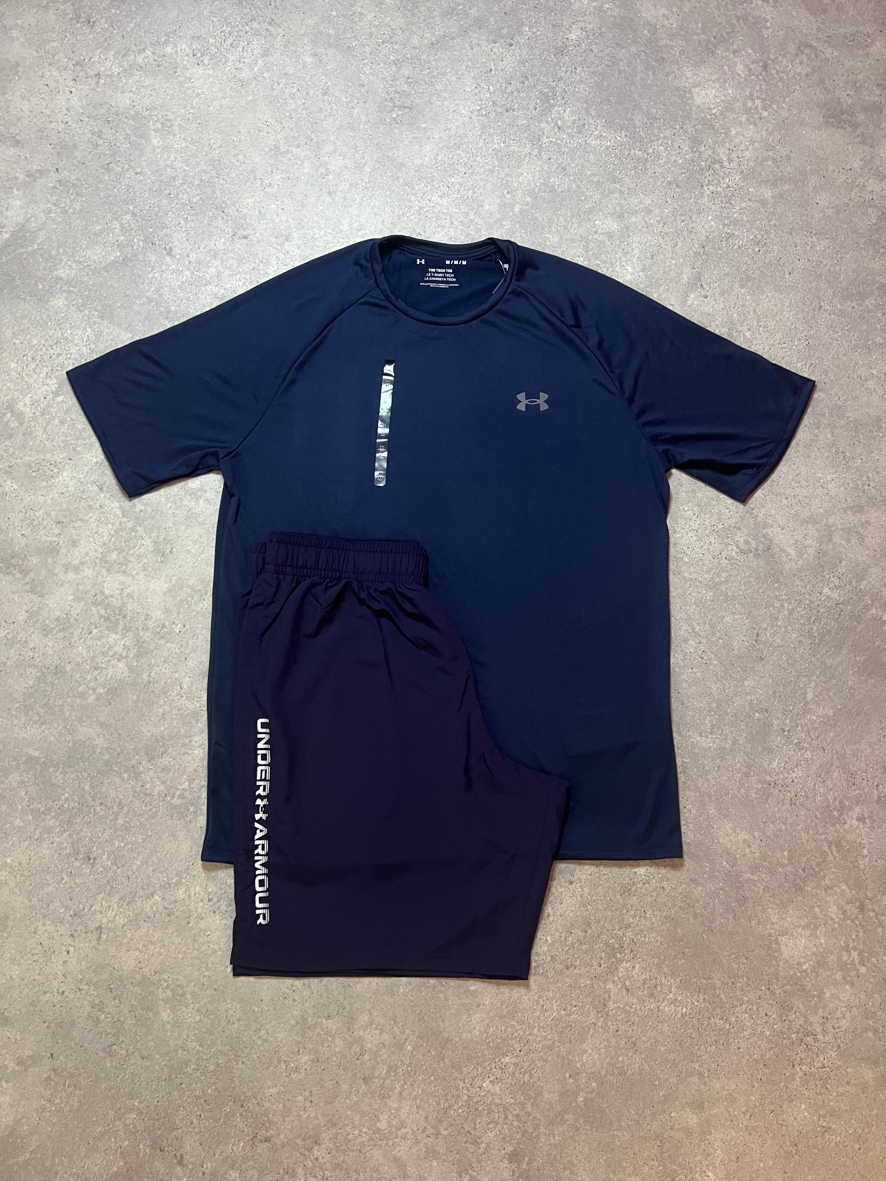 Under Armour Short Set Blue