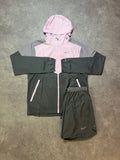 Nike Windrunner Pink Foam Shorts Set