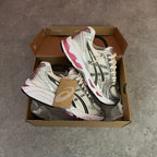 Asics Gel-Kayano 14 Sweet Pink trainer – pair inside open box 