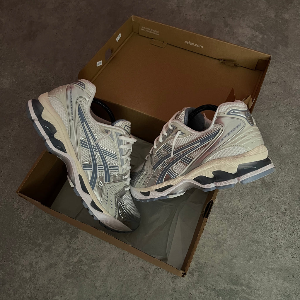 Asics Kayano 14 White Light Navy