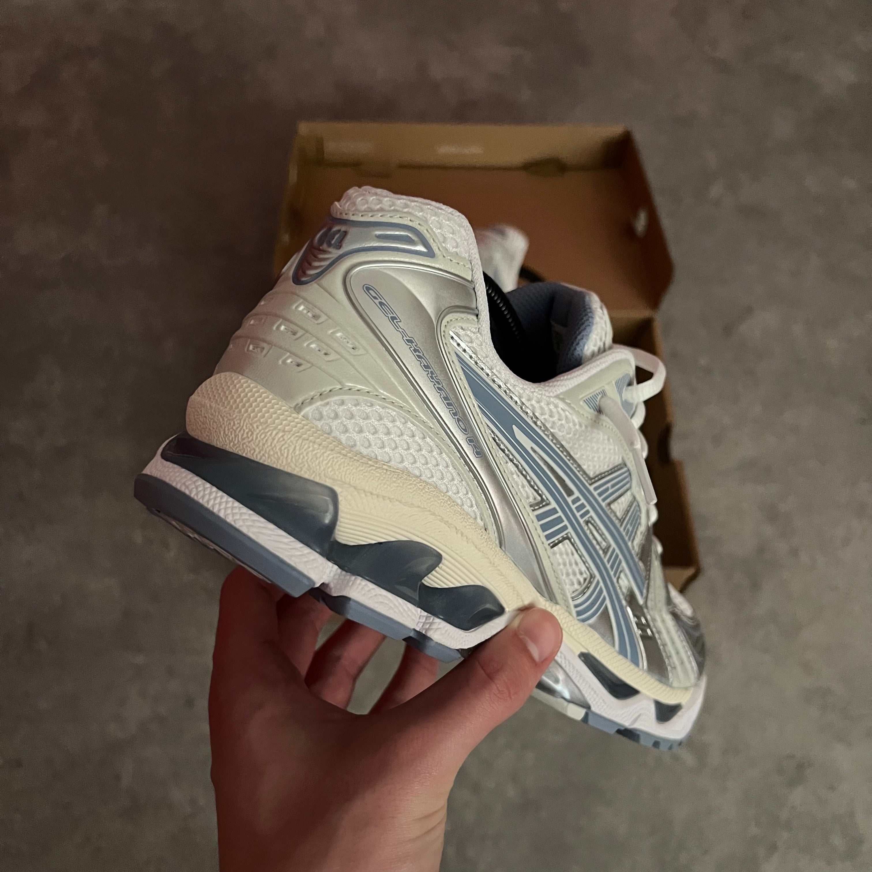 Asics Kayano 14 White Light Navy